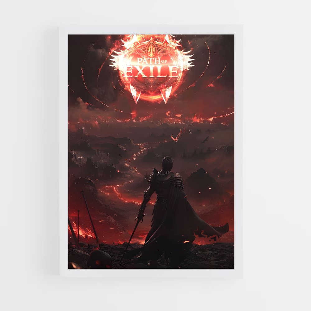 Poster L'Incendie du Destin – affiche Path of exile (vue 3)